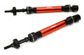 HD Steel Rear Universal Drive Shaft (2) for Traxxas 1/10 Slash & Stampede 4X4 C28210RED