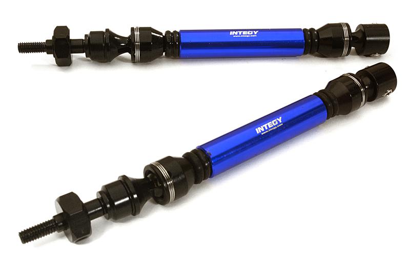 HD Steel Front Universal Drive Shaft (2) for Traxxas 1/10 Slash & Stampede 4X4 C28209BLUE