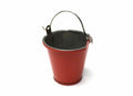 1/10 Scaler Small Tin Pail Red