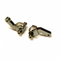 CNC Machined Aluminum Steering Knuckles (1 pair) for Associated DR10, Gun Metal