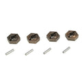 Wheel Hex (4) w/Pins: TEN-SCTE