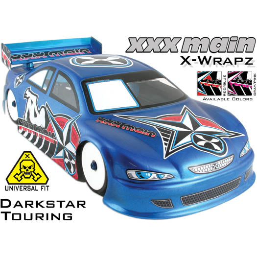 W012B Darkstar Touring X-Wrapz Blue/Red