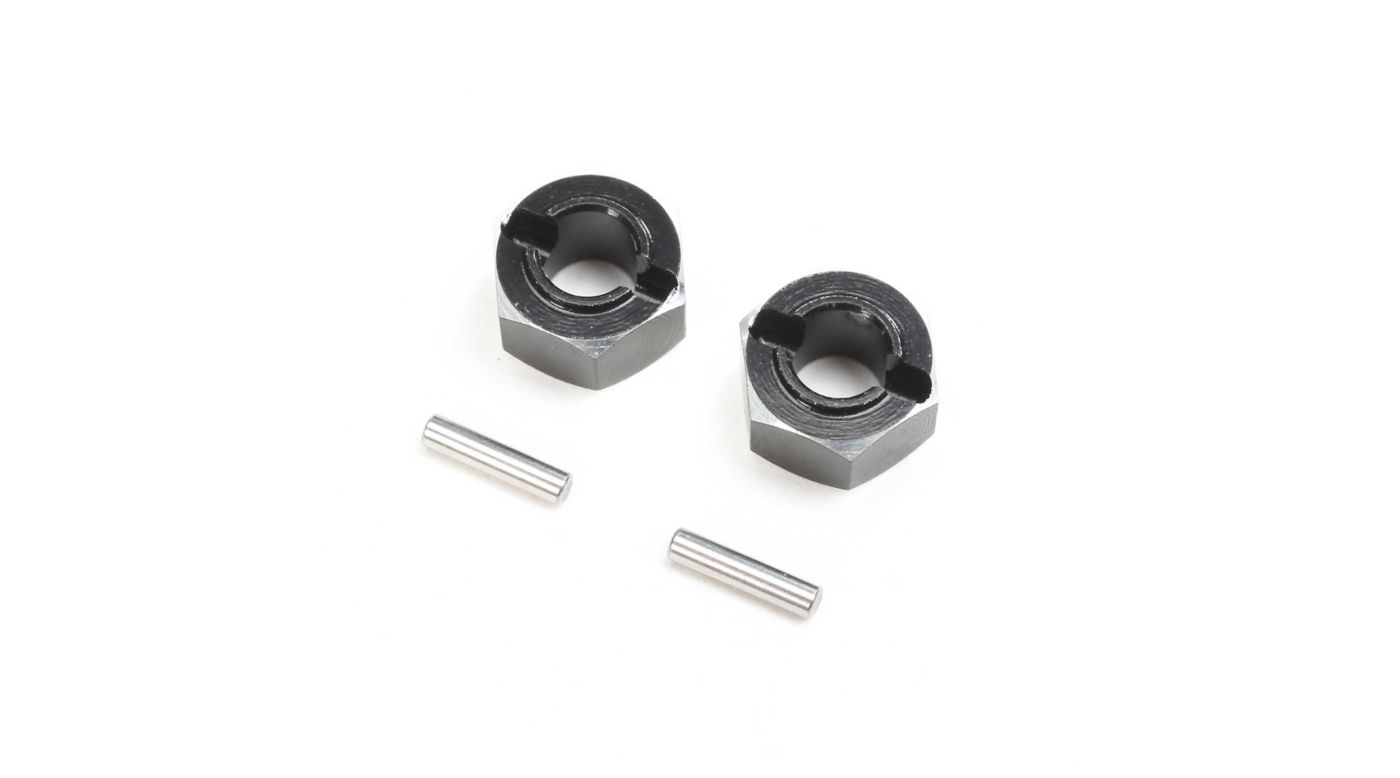 Hex Set, Rear Axle, Aluminum: Mini-T 2.0