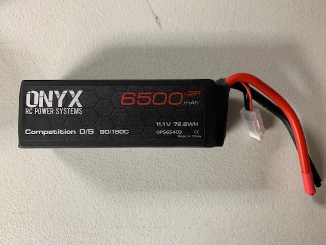 ONX3S6500  11.1  6500 (72.2WH)   (2P 90/180)      137MM X 45MM X 40MM