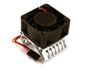 36mm Motor Heatsink+40mm Fan 17k rpm for 1/10 Slash 4X4, Stampede 4X4, 4-Tec 2.0 C28602SILVER