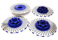 Realistic Alloy Brake Disc Set for Traxxas X-Maxx 4X4 C27177BLUE