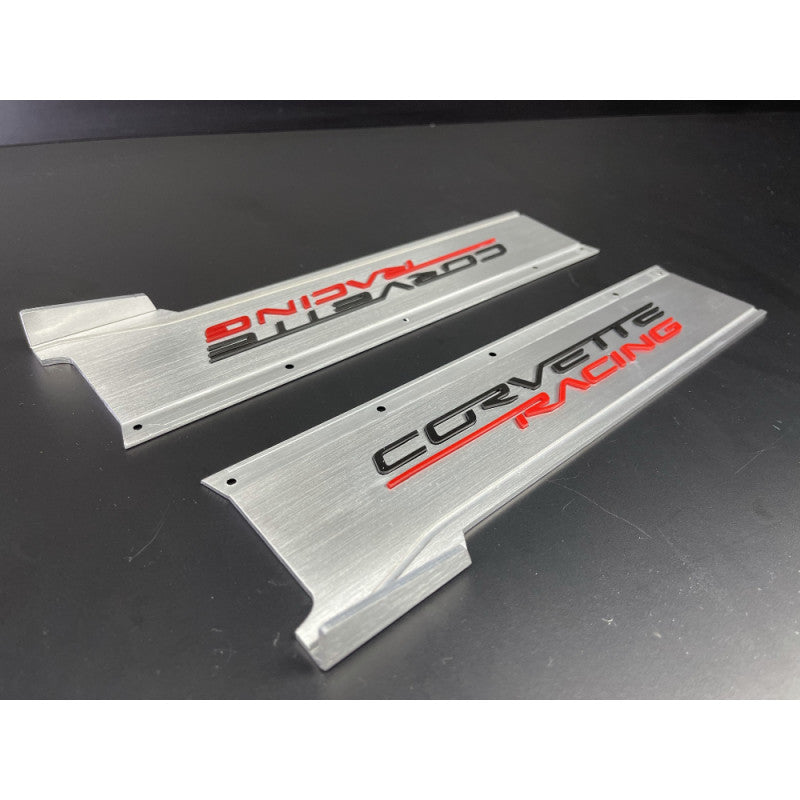 STP1187   SIDE SKIRT WITH BODY LOCK ALUMINUM FOR CORVETTE C8 BODY