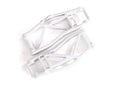 Suspension arms, lower, white (left and right, front or rear) (2) (for use with #8995 WideMaxx suspension kit)