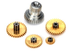 Gear set, metal (for 2065X waterproof sub-micro servo)