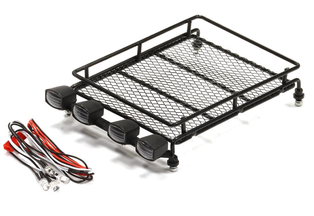 C24965BLACK Realistic 1/10 Metal Luggage Tray w/LED Lgt