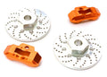 Realistic Alloy Rear Brake Disc (2) for Traxxas 1/10 4-Tec 2.0 C28425ORANGE