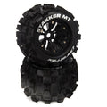 STAKKER 1/8 MT Mounted .5 Offset 17mm Black (2)