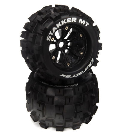 STAKKER 1/8 MT Mounted .5 Offset 17mm Black (2)