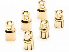 Gold Bullet Connector Set, 8.0mm (3)