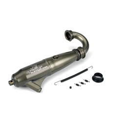 1/8 053 Mid-Range Inline Exhaust Sys:Hard Anodized Ground ship inc.
