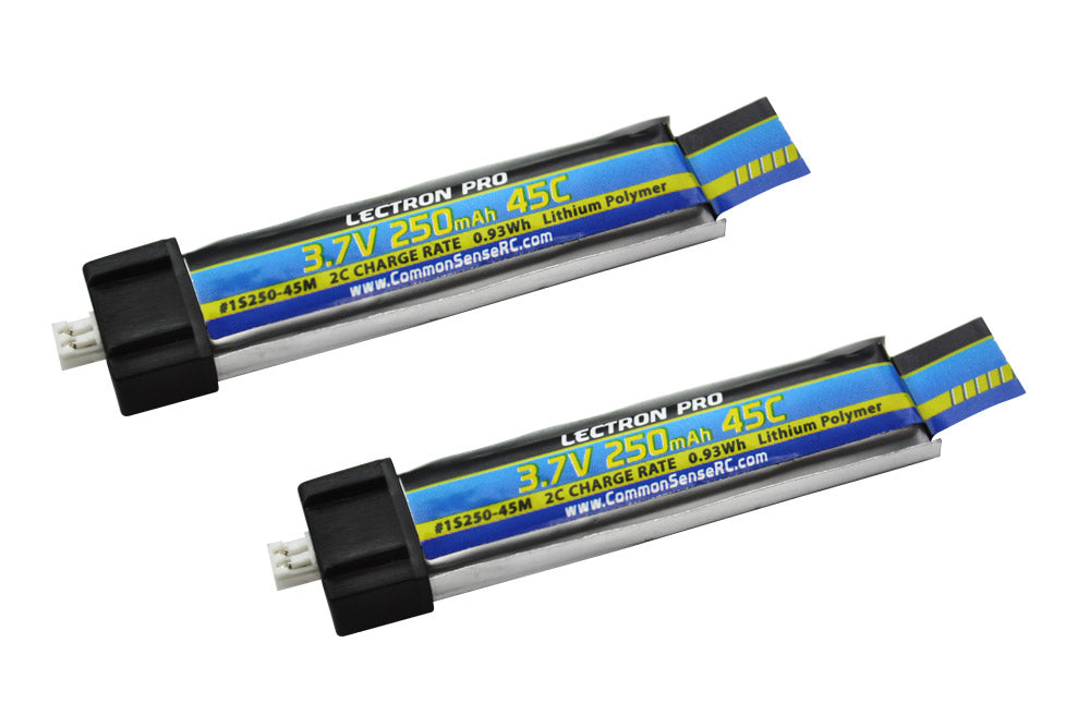 3.7 volt 250 mAh 45c battery for inductrix fpv and tiny whoop