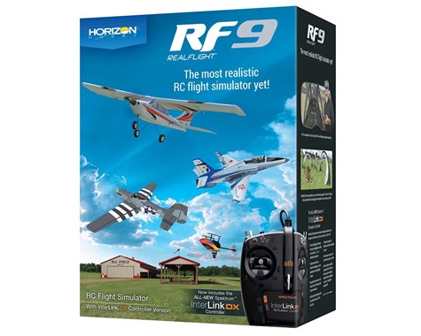 RealFlight 9 Flight Sim w/Spektrum Controller