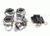 NYA 17mmHexWhlHub,+6mm, Slvr:SAV