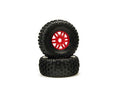 DBOOTS 'Fortress' Tire Set Glued (Red) (2pcs)
