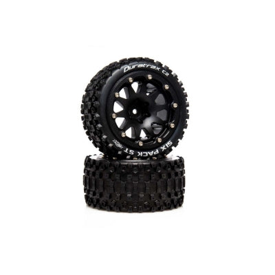 Six Pack ST Belted 2.8 Mounted F/R .5 Offst Blk(2)