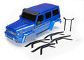 Body, Mercedes-Benz G 500 4x4_, complete (blue) (includes rear body post, grille, side mirrors, door handles, & windshield wipers)