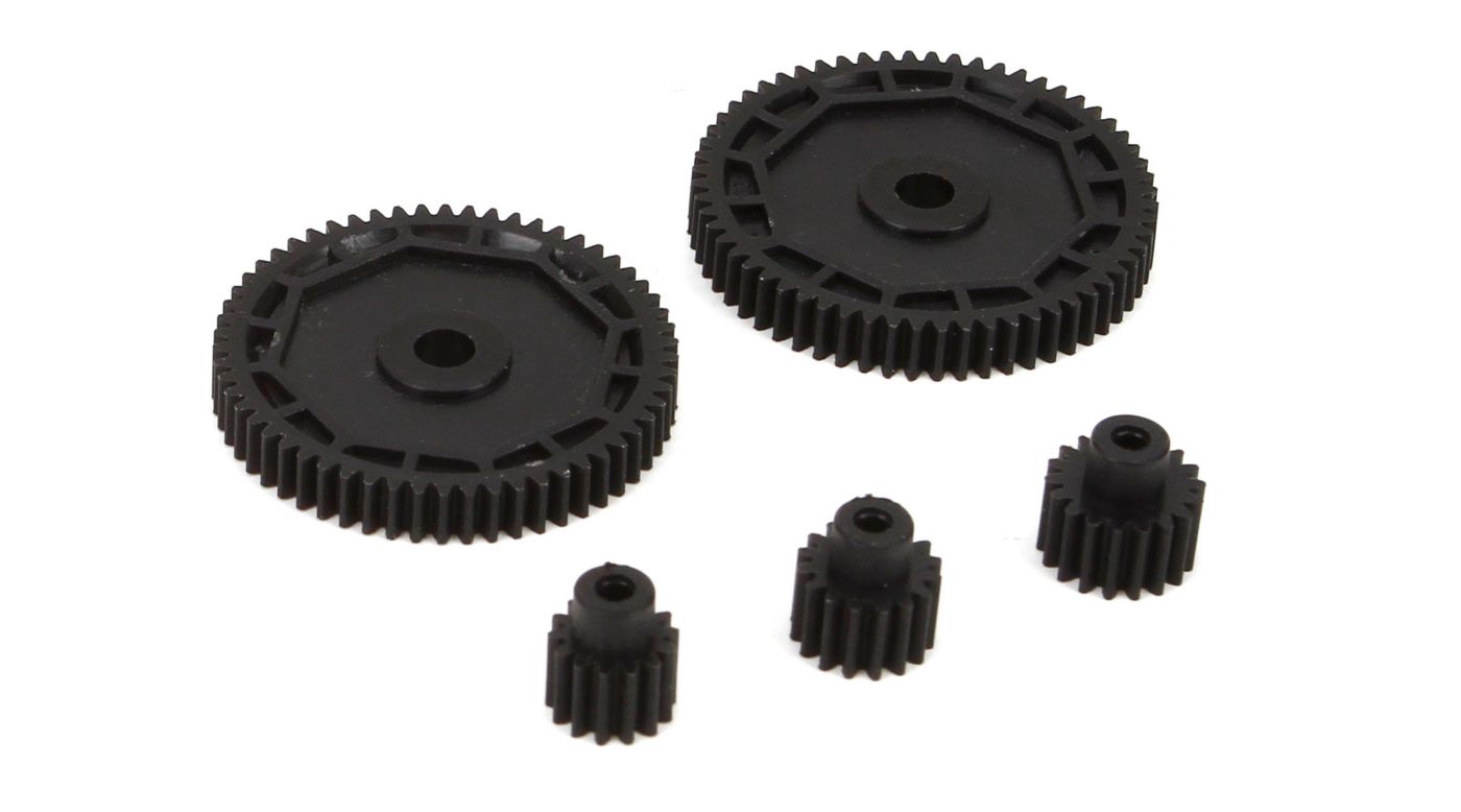 Pinion & Spur Gear Set: 1/18 4WD All