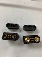 QS10-S  black Waterproof Antispark male and female plug set Black