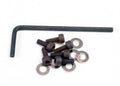 Backplate screws (3x8mm cap-head machine) (6)/washers (6)/ wrench