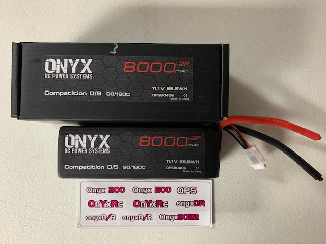 ONX3S8000 11.1  8K (88.8WH) (2P 90/180)         www.onyxrcpowersystemsusa.com for purchase