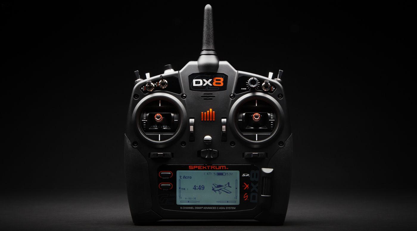 DX8 8-Channel DSMX Transmitter Gen 2, Mode 2