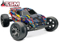 tra37076-1 1/10 Rustler VXL RTR TQI Blue,yellowblk,red,or.