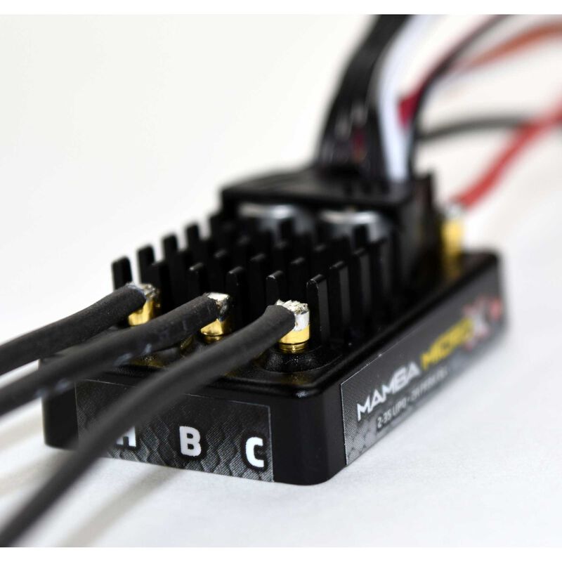 MAMBA MICRO X 12.6V ESC, 2A PEAK BEC W/ Posts