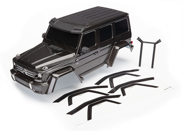 Body, Mercedes-Benz G 500 4x4_, complete (black) (includes rear body post, grille, side mirrors, door handles, & windshield wipers)