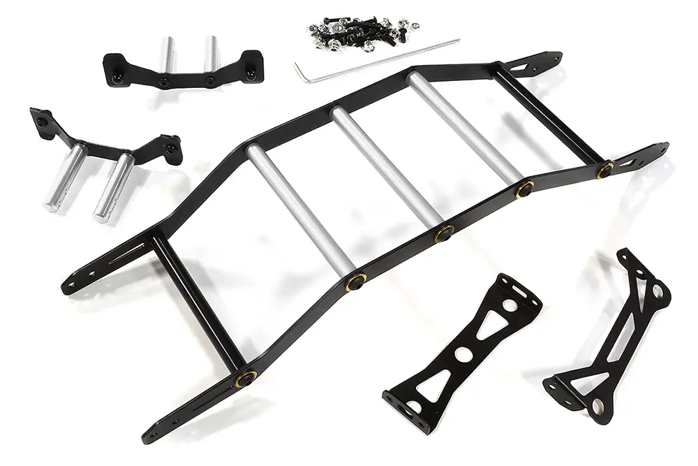 Metal Alloy Exo-Skeleton Body Roll Cage Kit for Arrma 1/10 Granite 4X4 3S BLX C31324SILVER