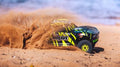 1/7 MOJAVE 6S BLX 4WD Desert Truck RTR, Green/Black Ready-to-run and 6S-capable, the ARRMA MOJAVE BLX Desert Truck unleashes extreme bashing action on dirt, asphalt and grass, in sun, rain or snow. This version increases the size to a big 1/7 scale - and