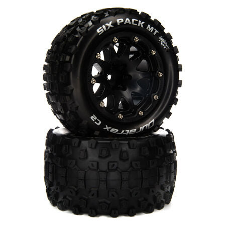 Six Pack MT Belted 2.8 Mounted F/R 14mm Black (2)