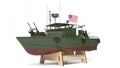 PRB08027  Alpha Patrol Boat 21" Brushed RTR  Alpha Patrol Boat is perfect for the lake or your mantle. Everything from the trim scheme to working LEDs to the way the Alpha runs on the water is designed to make your experience as realistic as possible