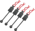 Body Clip Retainers 1/8 Scale (4) Red