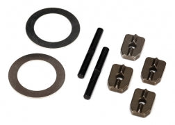 Spider Gear Shaft (2)/Spacers (4) X-Maxx