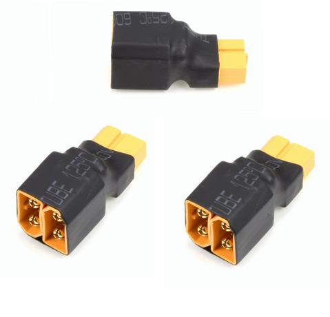 APEX NO WIRE XT60 SERIES ADAPTER CONNECTOR PLUG - 3 PACK