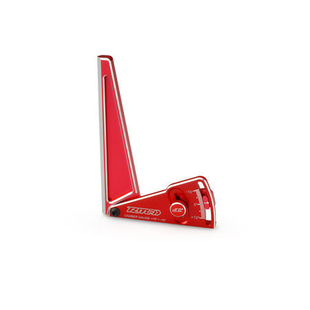 RM2 Aluminum camber gauge, 120mm - red