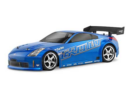 HPI17518  Nissan 350Z Greddy Twin Turbo Body, 200mm