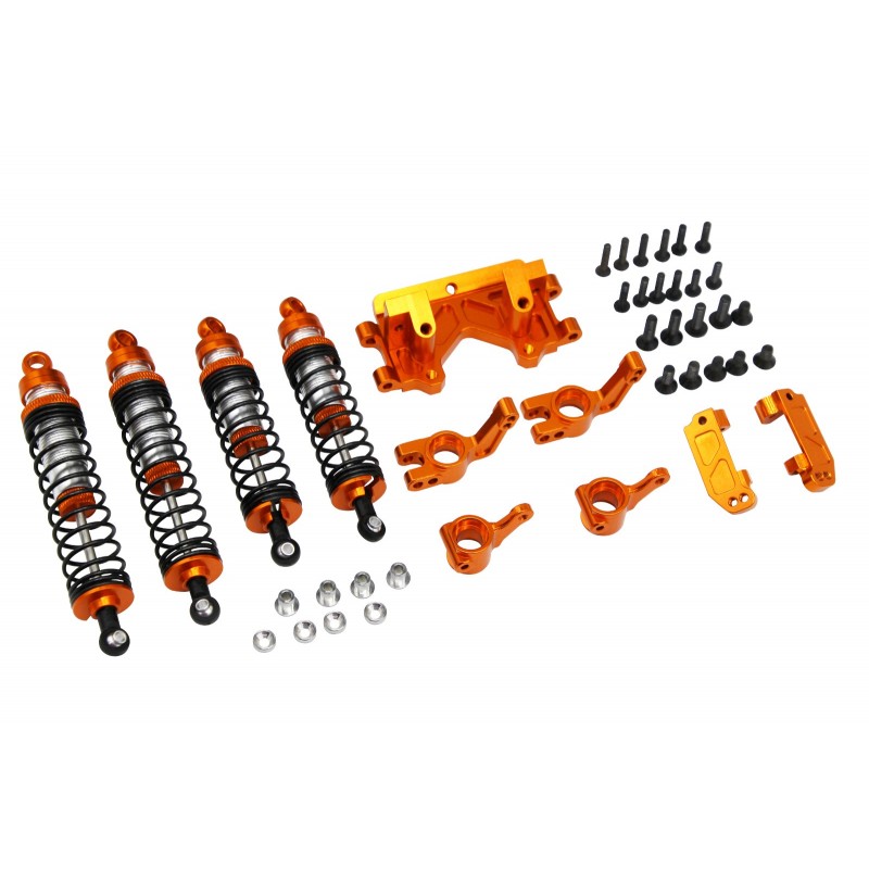 XPTE929P03, Orange Suspension Tuning Hop up Set Traxxas 1/10 2WD