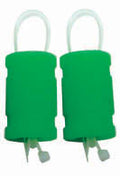 21 SILICONE EXHAUST COUPLER NEON GRN (2)