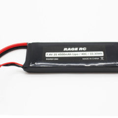 2S 7.4V 4500mAh 40C Battery Pack with XT60 Connector; Velocity 900BL