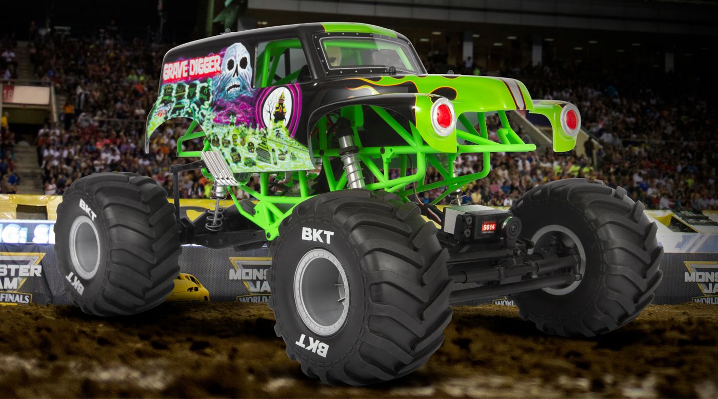 SMT10 Grave Digger 1/10th 4wd Monster Truck RTR