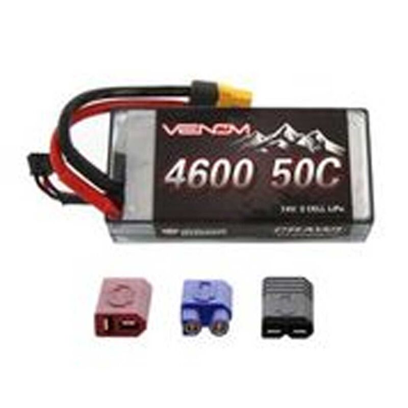 50C 2S 4600mAh 7.4V Crawler LiPo Shorty Hard UNI