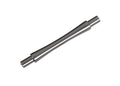 Axle, wheelie bar, 6061-T6 aluminum (gray-anodized) (1)/ 3x12 BCS (with threadlock) (2)