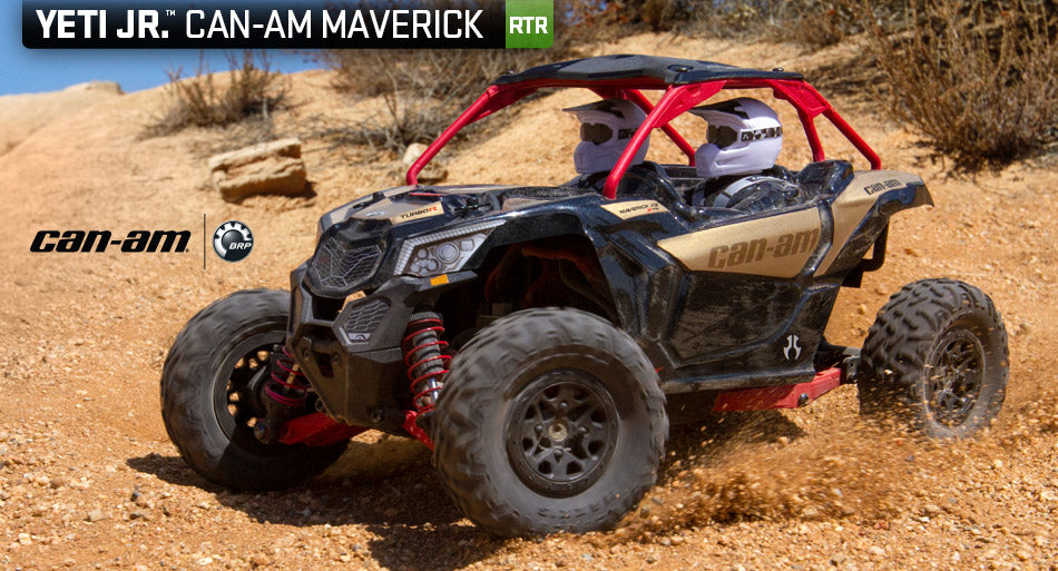 1/18 Yeti Jr. Can-Am Maverick 4WD Brushed RTR