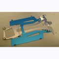 MOSSETTI 4.5" PATRIOT DEFENDER 2 PIECE CHASSIS BLUE ALUM PANS
